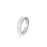 Swarovski Matrix Ring Baguette cut White Silver-tone finish