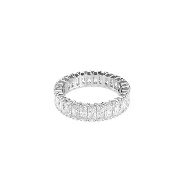 Swarovski Matrix Ring Baguette cut White Silver-tone finish | Accessories | Fashion Jewellery | Ring | Women | Women Rings | Womens Swarovski Matrix Ring Baguette cut White Silver-tone finish | Accessories | Fashion Jewellery | Ring | Women | Women Rings | Womens