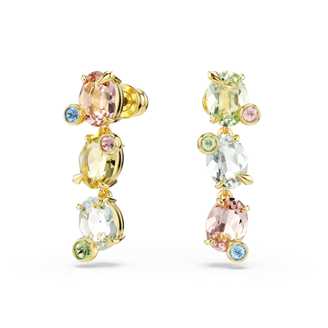 Swarovski Gema Drop Earrings Asymmetrical design Mixed cuts Multicolored Gold-tone plated | Accessories | Earrings | Fashion Jewellery | Women | Women Earrings | Womens Swarovski Gema Drop Earrings Asymmetrical design Mixed cuts Multicolored Gold-tone plated | Accessories | Earrings | Fashion Jewellery | Women | Women Earrings | Womens