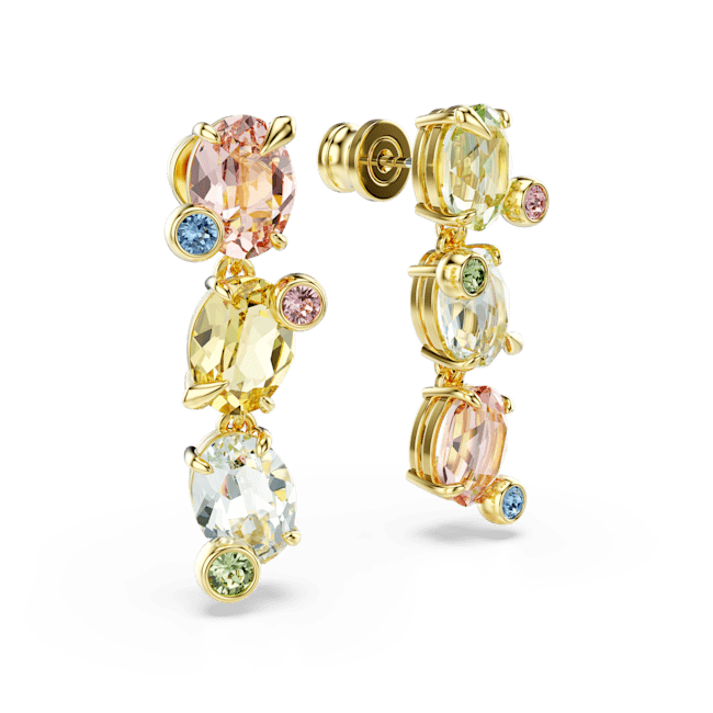 Swarovski Gema Drop Earrings Asymmetrical design Mixed cuts Multicolored Gold-tone plated | Accessories | Earrings | Fashion Jewellery | Women | Women Earrings | Womens Swarovski Gema Drop Earrings Asymmetrical design Mixed cuts Multicolored Gold-tone plated | Accessories | Earrings | Fashion Jewellery | Women | Women Earrings | Womens