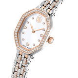 Swarovski Dextera Octagon Watch Swiss Made Metal Bracelet