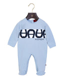 Aigner Kids New Born Boy's Set of Sleepsuit & Bib
