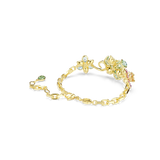 Swarovski Idyllia bracelet, Mixed cuts, Flower, Multicolored, Gold-tone plated