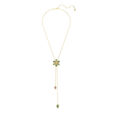 Swarovski Idyllia Y pendant Mixed cuts Flower Multicolored Gold-tone plated