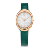 Swarovski Imber Oval Watch Swiss Made Leather Strap