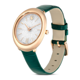 Swarovski Imber Oval Watch Swiss Made Leather Strap