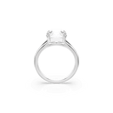 Swarovski Stilla Ring Octagon Cut White Silver-Tone Finish