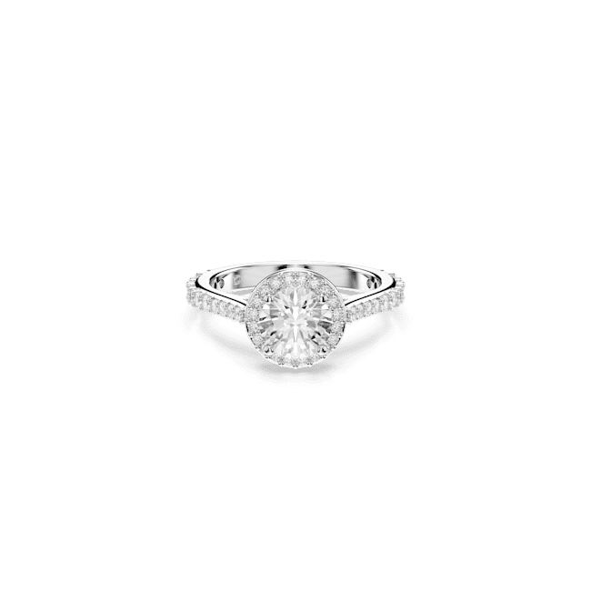 Swarovski Una Angelic Ring Round Cut White Silver-Tone Finish | Accessories | departure-to-desk | Fashion Jewellery | Ring | Women | Women Rings | Womens Swarovski Una Angelic Ring Round Cut White Silver-Tone Finish | Accessories | departure-to-desk | Fashion Jewellery | Ring | Women | Women Rings | Womens