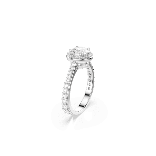 Swarovski Una Angelic Ring Round Cut White Silver-Tone Finish | Accessories | departure-to-desk | Fashion Jewellery | Ring | Women | Women Rings | Womens Swarovski Una Angelic Ring Round Cut White Silver-Tone Finish | Accessories | departure-to-desk | Fashion Jewellery | Ring | Women | Women Rings | Womens