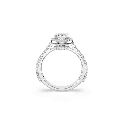 Swarovski Una Angelic Ring Round Cut White Silver-Tone Finish