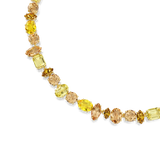 Swarovski Gema Necklace Mixed Cuts Yellow Gold-Tone Plated