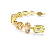Swarovski Gema Bracelet Mixed Cuts Yellow Gold-Tone Plated
