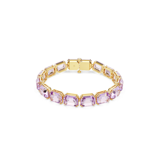 Swarovski Millenia Tennis Bracelet Octagon Cut Purple Gold-Tone Plated | Braceletes | departure-to-desk | Fashion Jewellery | Ladies bracelet | Women | Womens Swarovski Millenia Tennis Bracelet Octagon Cut Purple Gold-Tone Plated | Braceletes | departure-to-desk | Fashion Jewellery | Ladies bracelet | Women | Womens