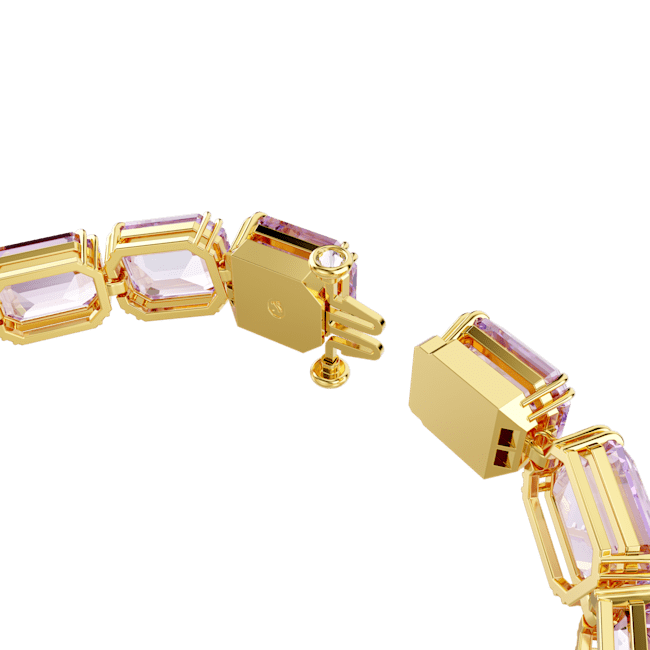 Swarovski Millenia Tennis Bracelet Octagon Cut Purple Gold-Tone Plated | Braceletes | departure-to-desk | Fashion Jewellery | Ladies bracelet | Women | Womens Swarovski Millenia Tennis Bracelet Octagon Cut Purple Gold-Tone Plated | Braceletes | departure-to-desk | Fashion Jewellery | Ladies bracelet | Women | Womens