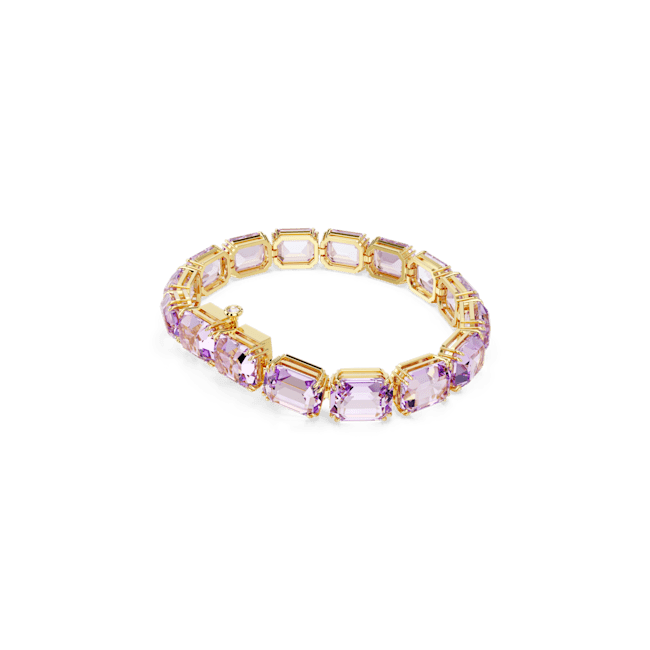 Swarovski Millenia Tennis Bracelet Octagon Cut Purple Gold-Tone Plated | Braceletes | departure-to-desk | Fashion Jewellery | Ladies bracelet | Women | Womens Swarovski Millenia Tennis Bracelet Octagon Cut Purple Gold-Tone Plated | Braceletes | departure-to-desk | Fashion Jewellery | Ladies bracelet | Women | Womens
