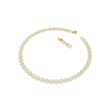Swarovski Una Angelic Tennis Necklace Round cut White Gold-tone plated