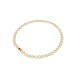 Swarovski Una Angelic Tennis Necklace Round cut White Gold-tone plated