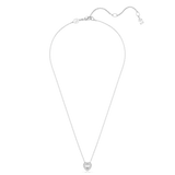 Swarovski Ariana Grande x pendant Mixed cuts Heart White Rhodium plated