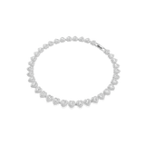 Swarovski Ariana Grande x Tennis Necklace Mixed cuts Heart White Rhodium plated