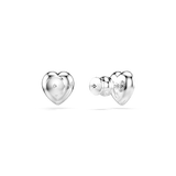 Swarovski Ariana Grande x Swarovski Stud Earrings Mixed cuts Heart White Rhodium plated