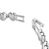 Swarovski Ariana Grande X Swarovski Tennis Bracelet Mixed Cuts Heart White Rhodium Plated