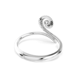 Swarovski Ariana Grande X Swarovski Bangle Crystal Pearl Baguette Cut White Rhodium Plated