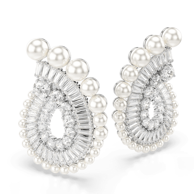 Swarovski Ariana Grande x Drop Earrings Crystal Pearl Mixed cuts White Rhodium plated | Accessories | departure-to-desk | Earrings | Fashion Jewellery | Spring Festival | Women | Women Earrings | Womens Swarovski Ariana Grande x Drop Earrings Crystal Pearl Mixed cuts White Rhodium plated | Accessories | departure-to-desk | Earrings | Fashion Jewellery | Spring Festival | Women | Women Earrings | Womens