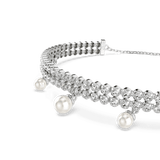 Swarovski Ariana Grande X Swarovski Bracelet Crystal Pearl Round Cut White Rhodium Plated