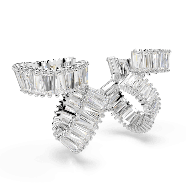 Swarovski Ariana Grande x Ear Cuffs Baguette cut White Rhodium plated | Accessories | departure-to-desk | Earrings | Fashion Jewellery | Spring Festival | Women | Women Earrings | Womens Swarovski Ariana Grande x Ear Cuffs Baguette cut White Rhodium plated | Accessories | departure-to-desk | Earrings | Fashion Jewellery | Spring Festival | Women | Women Earrings | Womens