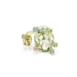 Swarovski Gema Open Ring Mixed Cuts Multicolored Gold-Tone Plated