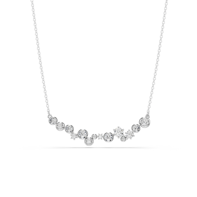Swarovski Constella Necklace Mixed Cuts White Rhodium Plated