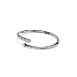 Swarovski Sublima Bangle White Ruthenium Plated