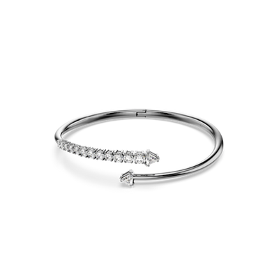 Swarovski Sublima Bangle White Ruthenium Plated