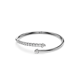 Swarovski Sublima Bangle White Ruthenium Plated