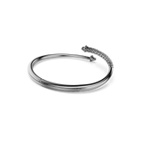 Swarovski Sublima Bangle White Ruthenium Plated