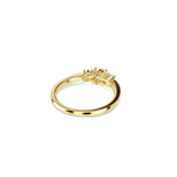 Swarovski Stilla Attract Ring Round Cut White Gold-Tone Plated