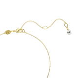 Swarovski Stilla Attract Necklace Pendant Round Cut White Gold-Tone Plated