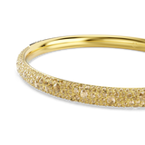 Swarovski Sublima Bangle Snow Pavé Gold Tone Gold-Tone Plated