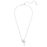 Swarovski Swan Necklace Pendant Swan White Rhodium Plated
