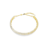 Swarovski Idyllia Choker Oval Cut White Gold-Tone Plated