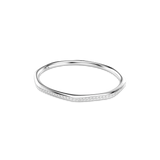 Swarovski Dextera Bangle Octagon Shape Round Cut White Rhodium Plated