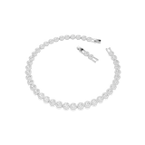 Swarovski Una Angelic Tennis Necklace Round cut White Rhodium plated