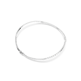 Swarovski Matrix Necklace Baguette Cut White Rhodium Plated