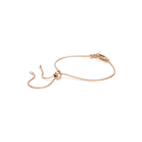 Swarovski Constella bracelet, Crystal pearl, Round cut, White, Rose gold-tone plated