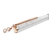 Swarovski Crystalline Ballpoint Pen Infinity Pink Lacquered Rose Gold-Tone Plated
