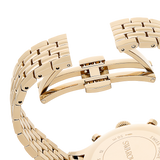 Swarovski Octea Chrono Watch Swiss Made Metal Bracelet Gold Tone Champagne Gold-Tone Finish