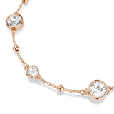 Swarovski Imber Bracelet Round Cut White Rose Gold-Tone Plated