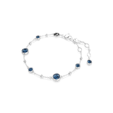 Swarovski Imber Bracelet Round Cut Blue Rhodium Plated