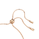 Swarovski Matrix Tennis Bracelet Mixed Cuts White Rose Gold-Tone Plated