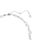 warovski Constella Mixed-Cut Necklace White Rhodium-Plated – Available Online in Qatar & GCC